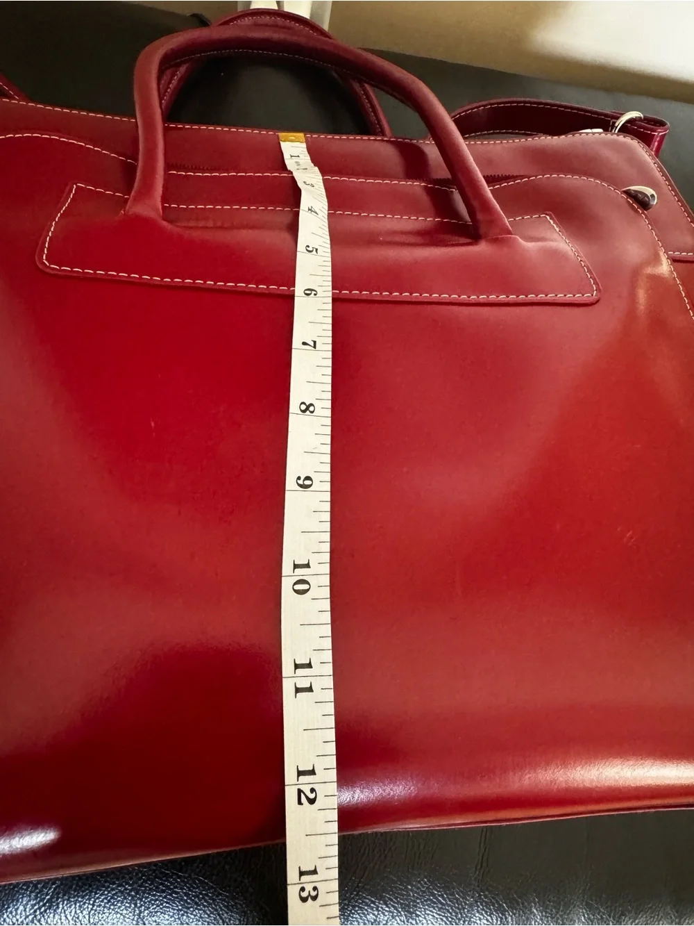 McKlein Lake Forest Red Leather 15